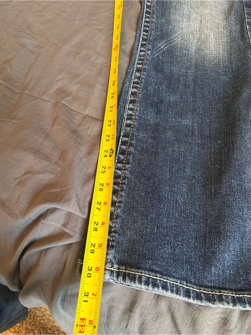Ariat M7 Rocker Slim Fit Boot Cut Jeans - Medium Wash Men's - Picture 11 of 12